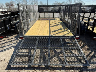 New 2026 Top Hat Trailers LS07-16X83 (Grey) Landscape Trailer