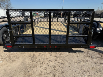 New 2025 Top Hat Trailers Utility Trailer MP14x83 w/ Dovetail