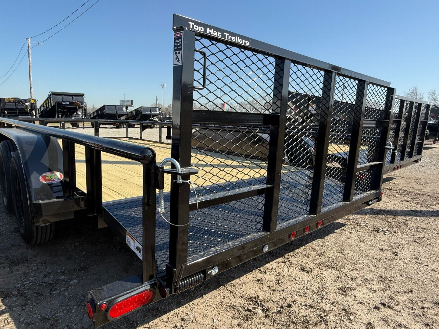 New 2026 Top Hat Trailers MP07-16x83 Utility Trailer