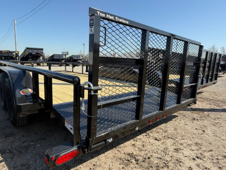 New 2026 Top Hat Trailers MP07-16x83 Utility Trailer