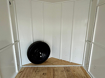 New 2025 Delco Trailers E716-12K All Steel Enclosed Trailer w/ Barn Doors