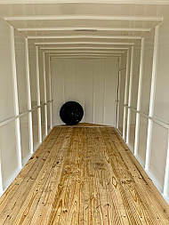 New 2025 Delco Trailers E716-14K All Steel Enclosed Trailer w/ Ramp Door