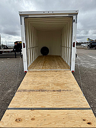 New 2025 Delco Trailers E716-14K All Steel Enclosed Trailer w/ Ramp Door