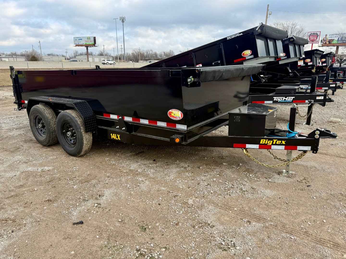 New 2025 Big Tex Trailers 14LX-14C2A-BK Dump Trailer