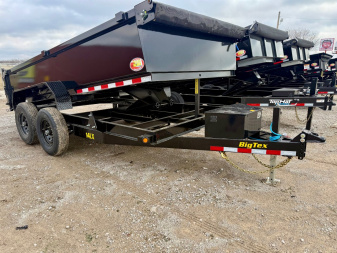 New 2025 Big Tex Trailers 14LX-14C2A-BK Dump Trailer