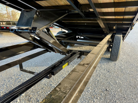 New 2026 Top Hat Trailers TD14-22x102 Deckover Power Tilt Trailer