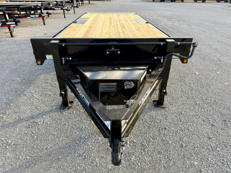 New 2026 Top Hat Trailers TD14-22x102 Deckover Power Tilt Trailer