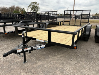 New 2025 Top Hat Trailers MP16x83 Tandem Axle Utility Trailer