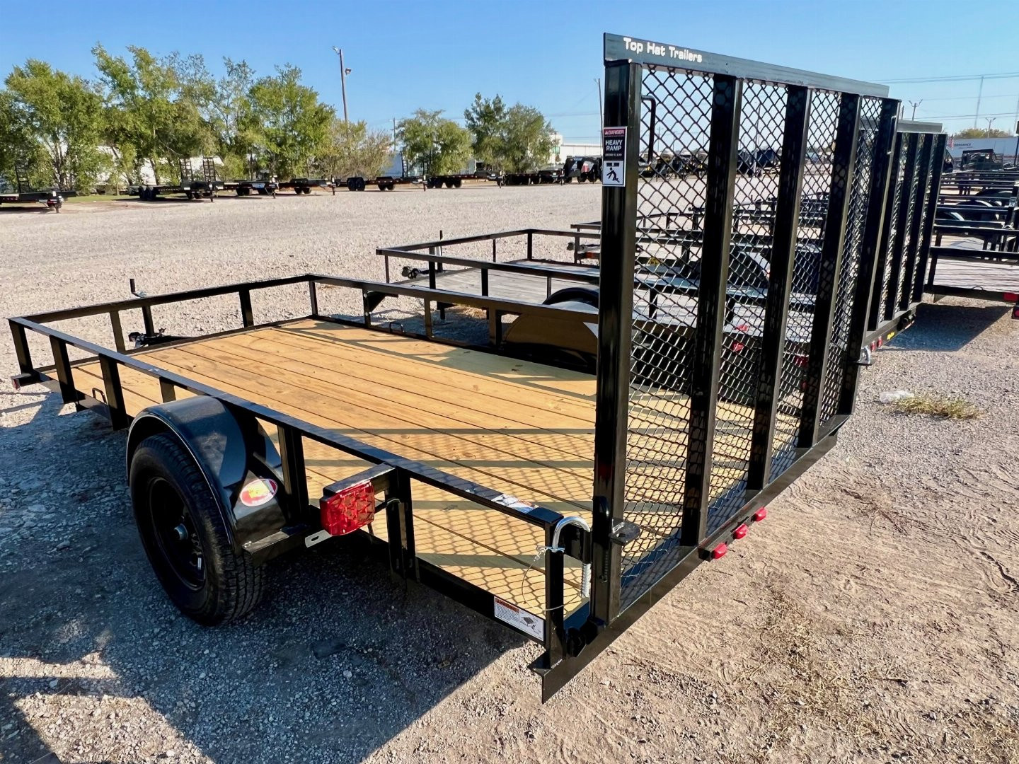 New 2026 Top Hat Trailers DJX-12x72 Economy Utility Trailer