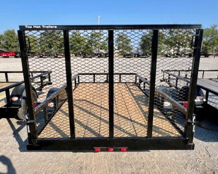 New 2026 Top Hat Trailers DJX-12x72 Economy Utility Trailer