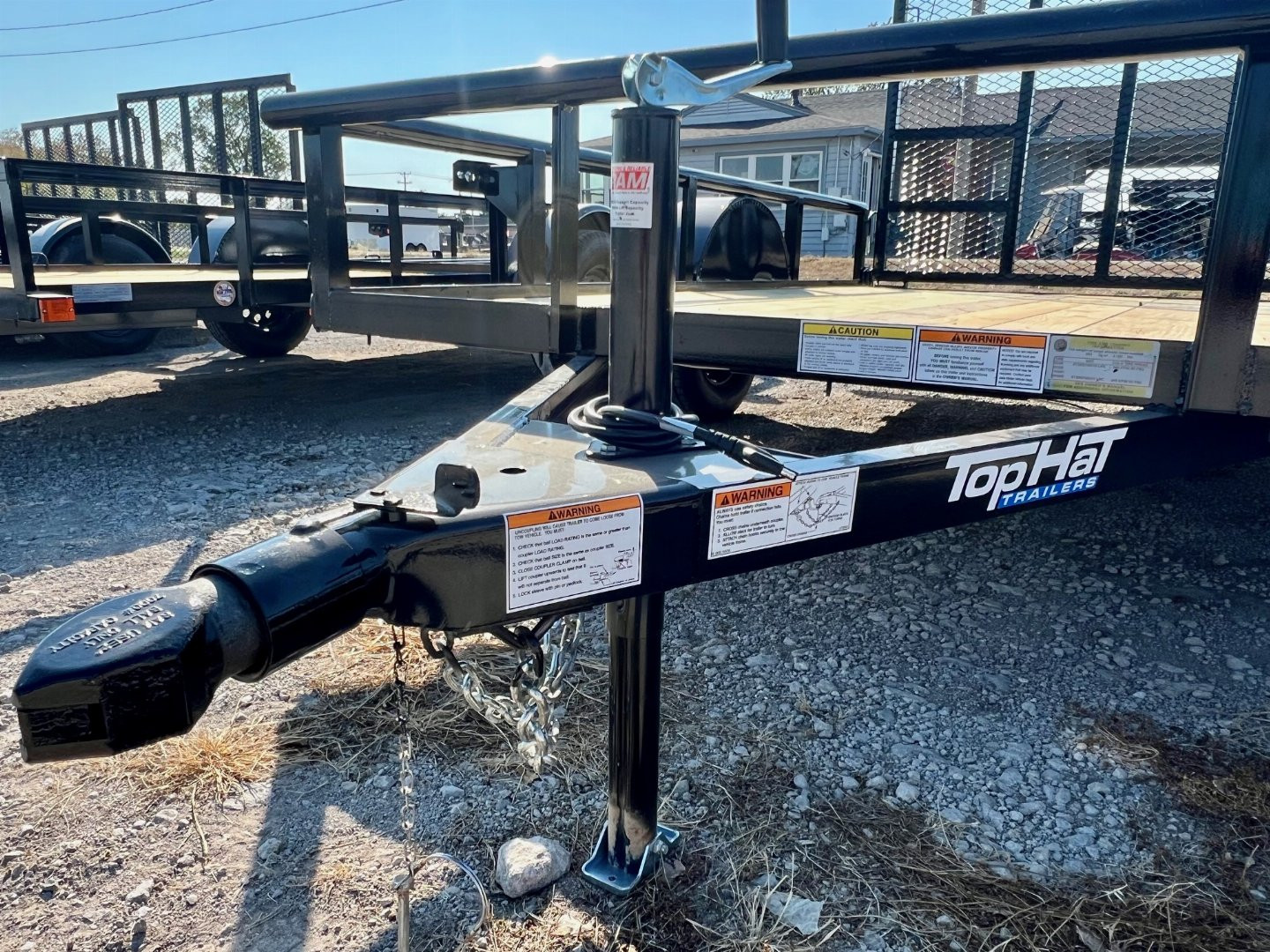 New 2025 Top Hat DSP10x77 Single Axle Utility Trailer