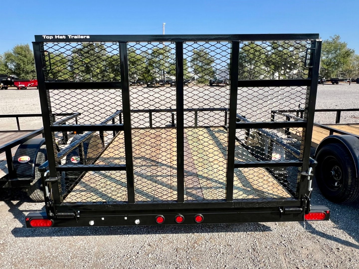 New 2025 Top Hat DSP10x77 Single Axle Utility Trailer