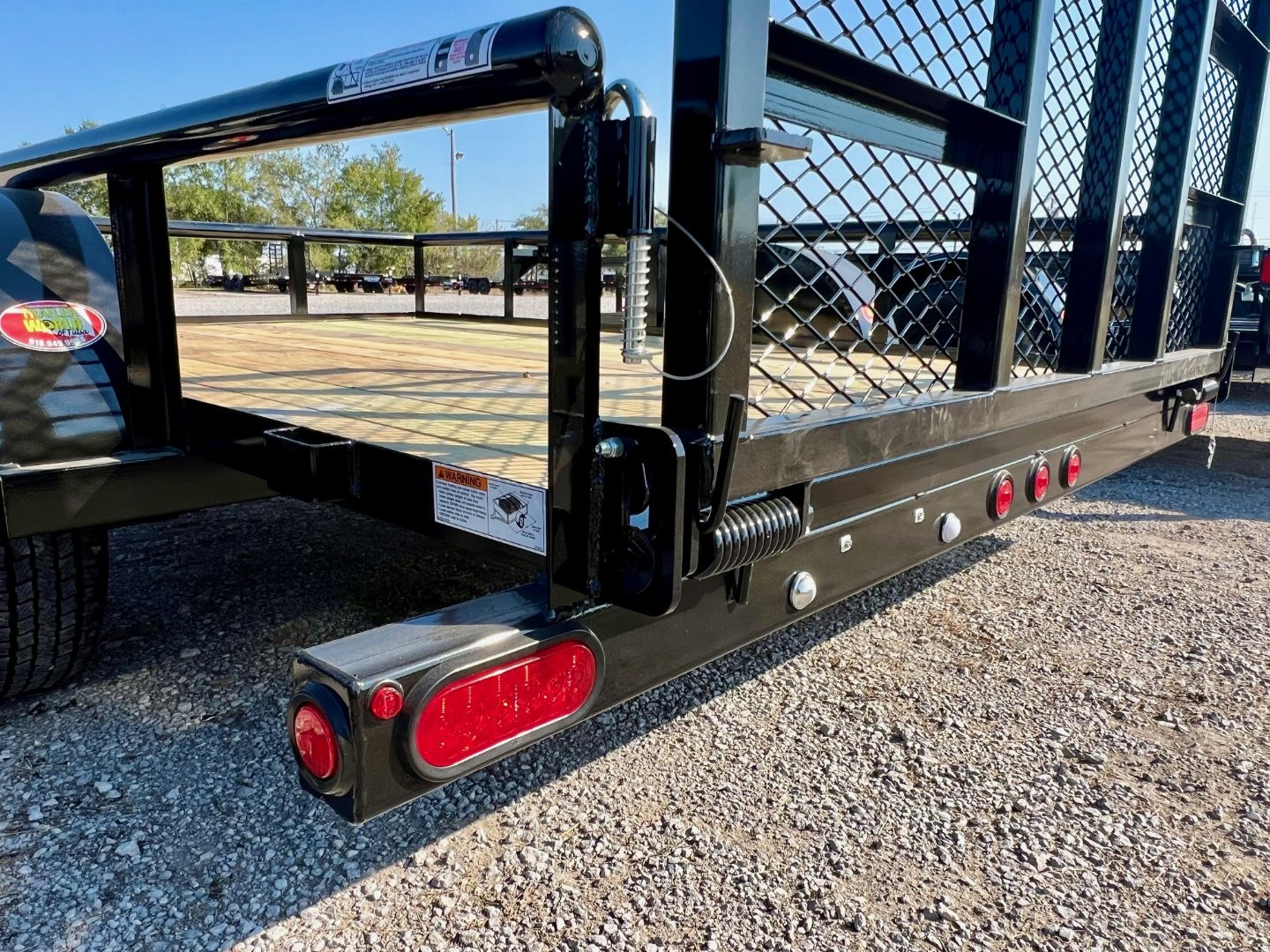 New 2025 Top Hat DSP10x77 Single Axle Utility Trailer