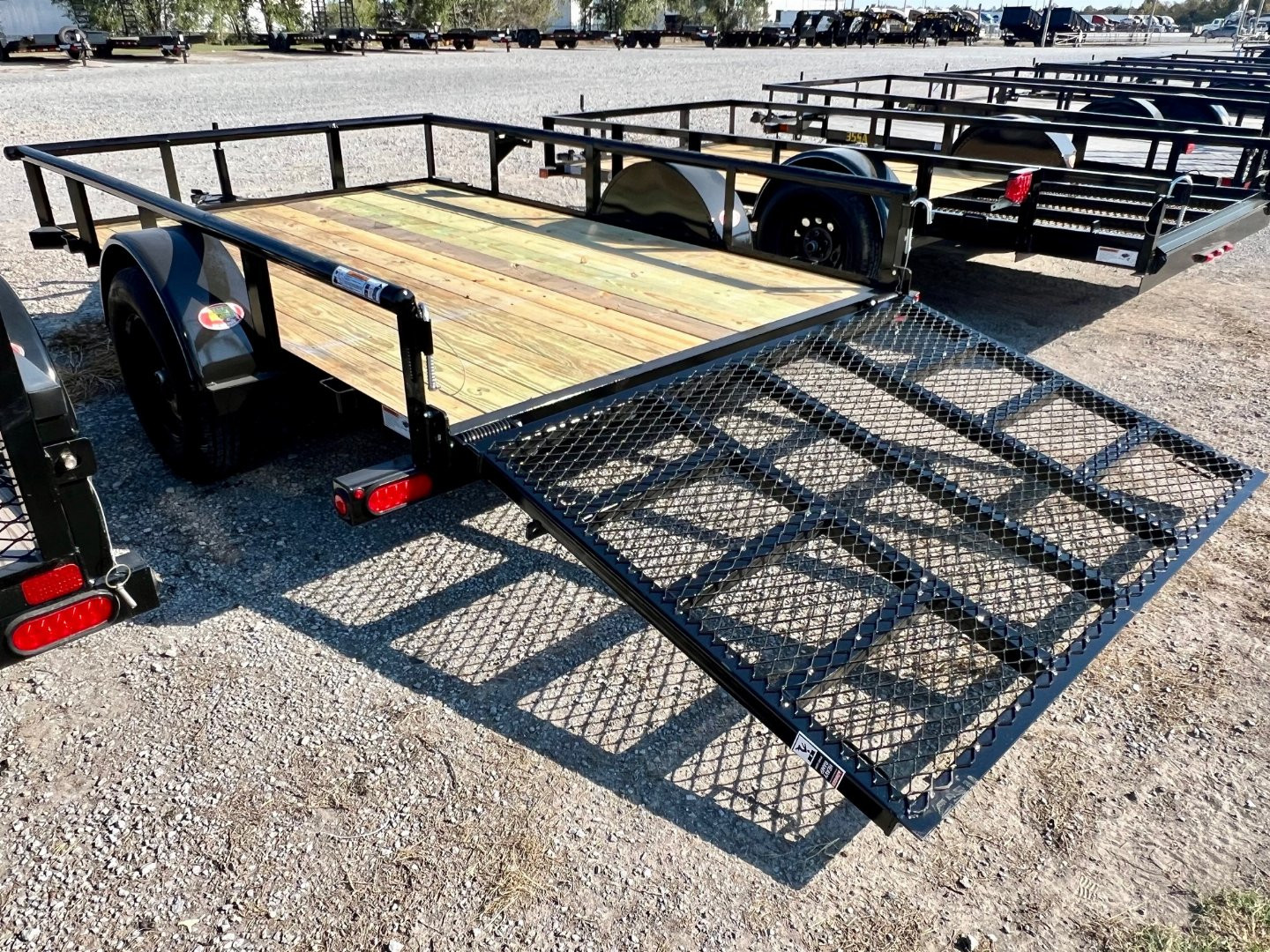 New 2025 Top Hat DSP10x77 Single Axle Utility Trailer