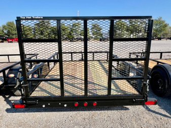 New 2025 Top Hat DSP10x77 Single Axle Utility Trailer