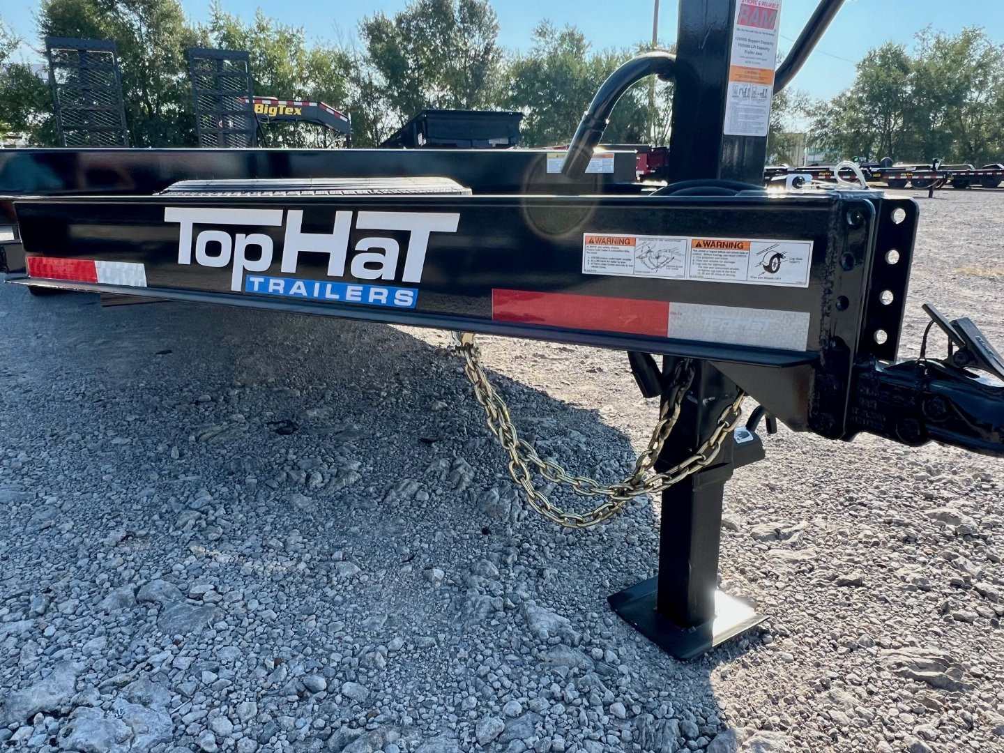 New 2025 Top Hat Trailers EB22x83 I-Beam Equipment Trailer