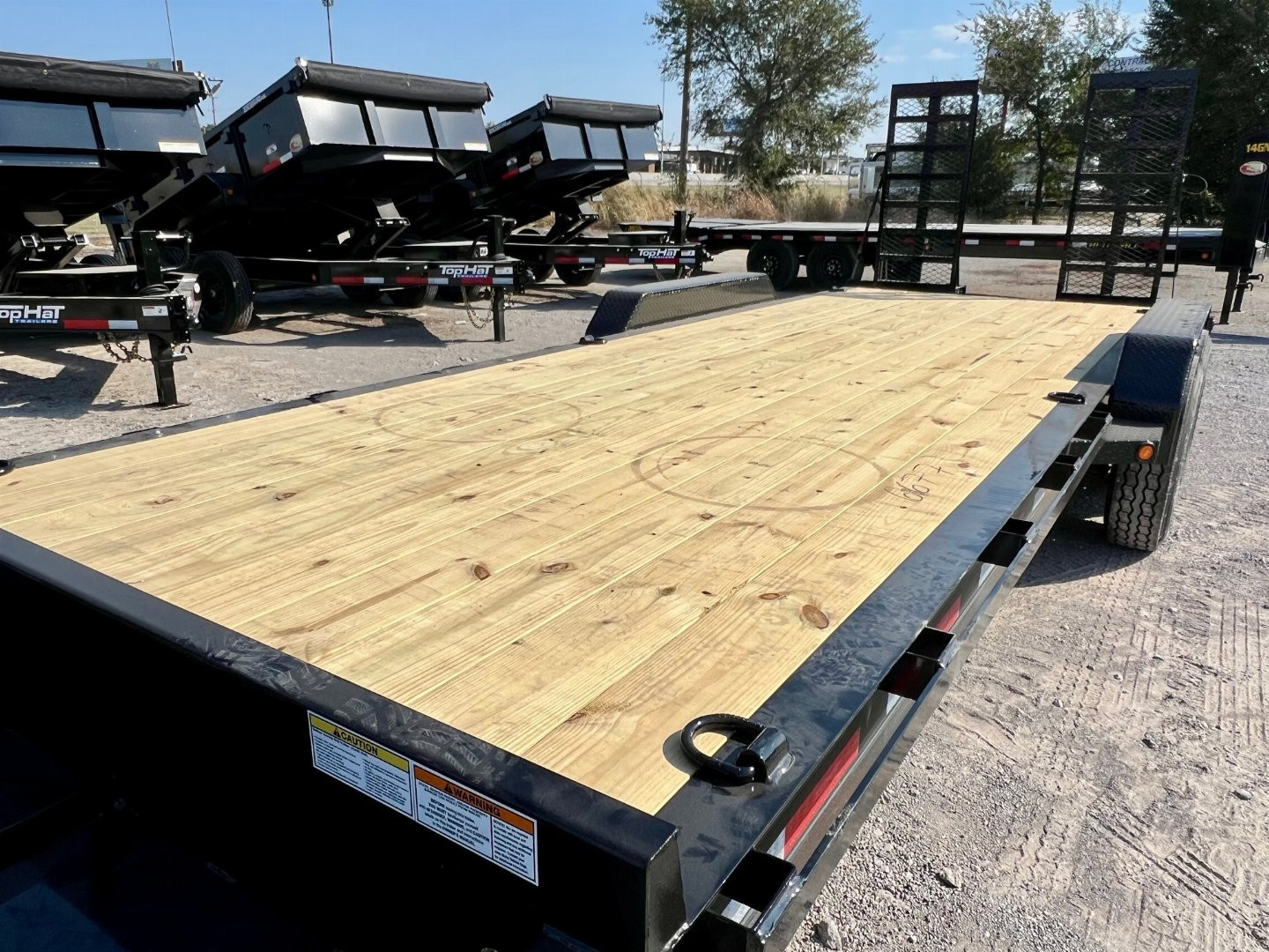 New 2025 Top Hat Trailers EB22x83 I-Beam Equipment Trailer