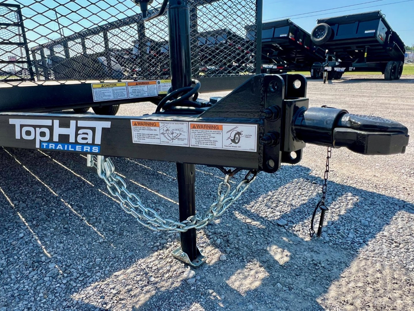 New 2026 Top Hat Trailers RX07-16x83 Landscape Trailer w/ 2' Tall Sides Enclosed w/ Exp. Metal