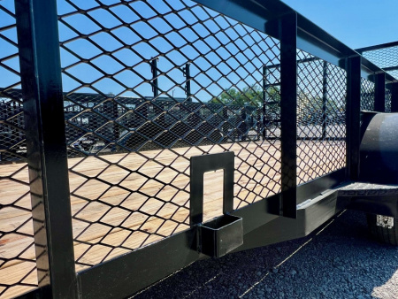 New 2026 Top Hat Trailers RX07-16x83 Landscape Trailer w/ 2' Tall Sides Enclosed w/ Exp. Metal