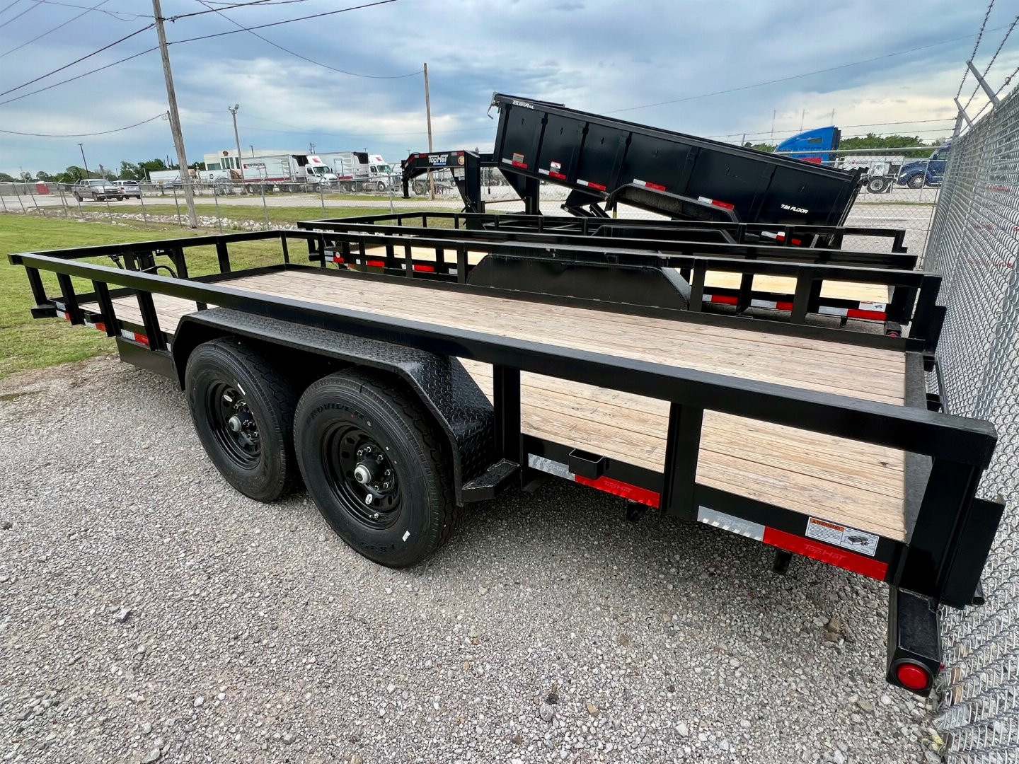 New 2026 Top Hat Trailers HH18x83 Equipment Trailer
