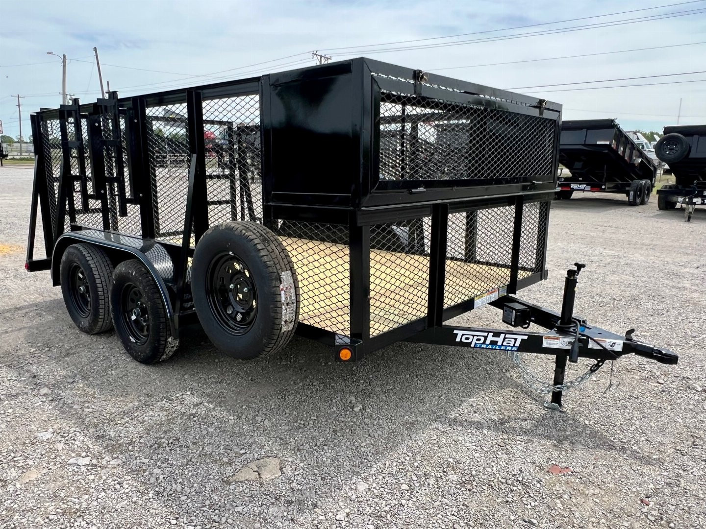 New 2026 Top Hat Trailers LS07-12x83 Landscape Trailer