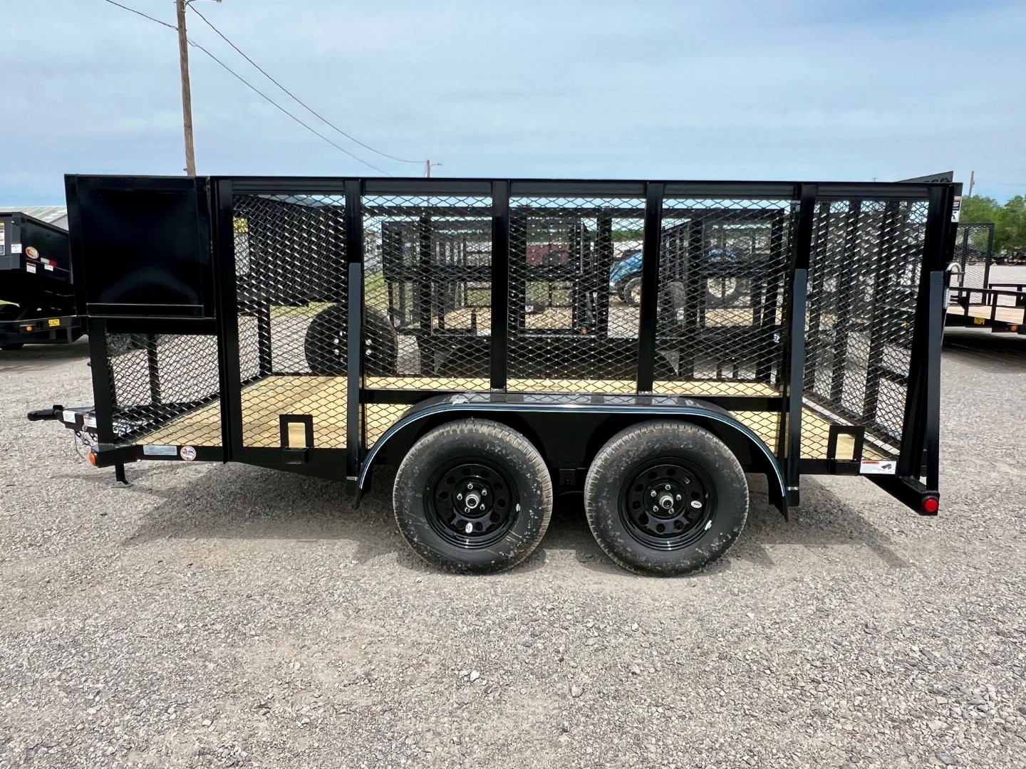 New 2026 Top Hat Trailers LS07-12x83 Landscape Trailer