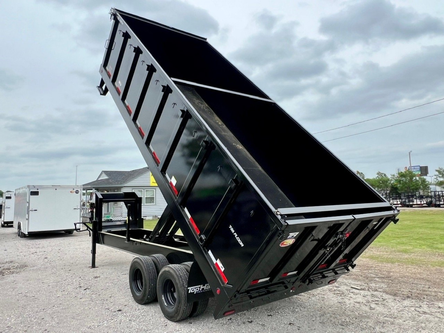New 2025 TOP HAT TRAILERS GNDP240-20x96 Tandem Dual Dump Trailer