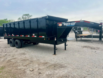 New 2025 TOP HAT TRAILERS GNDP240-20x96 Tandem Dual Dump Trailer