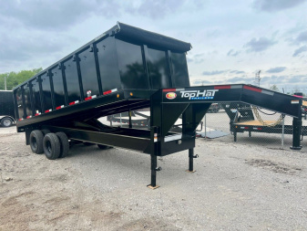 New 2025 TOP HAT TRAILERS GNDP240-20x96 Tandem Dual Dump Trailer