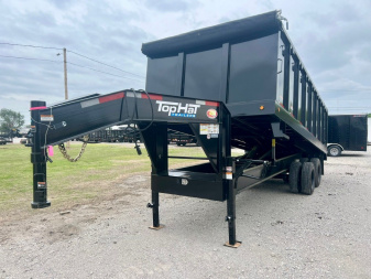 New 2025 TOP HAT TRAILERS GNDP240-20x96 Tandem Dual Dump Trailer