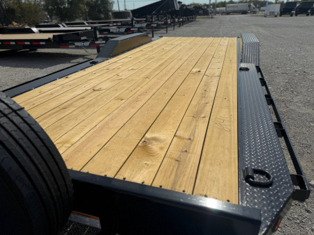 New 2026 Top Hat Trailers WD14-22x102 Equipment Trailer w/ Drive Over Fenders & 14 Ply Tire Upg.