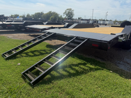 New 2026 Top Hat Trailers WD14-22x102 Equipment Trailer w/ Drive Over Fenders & 14 Ply Tire Upg.