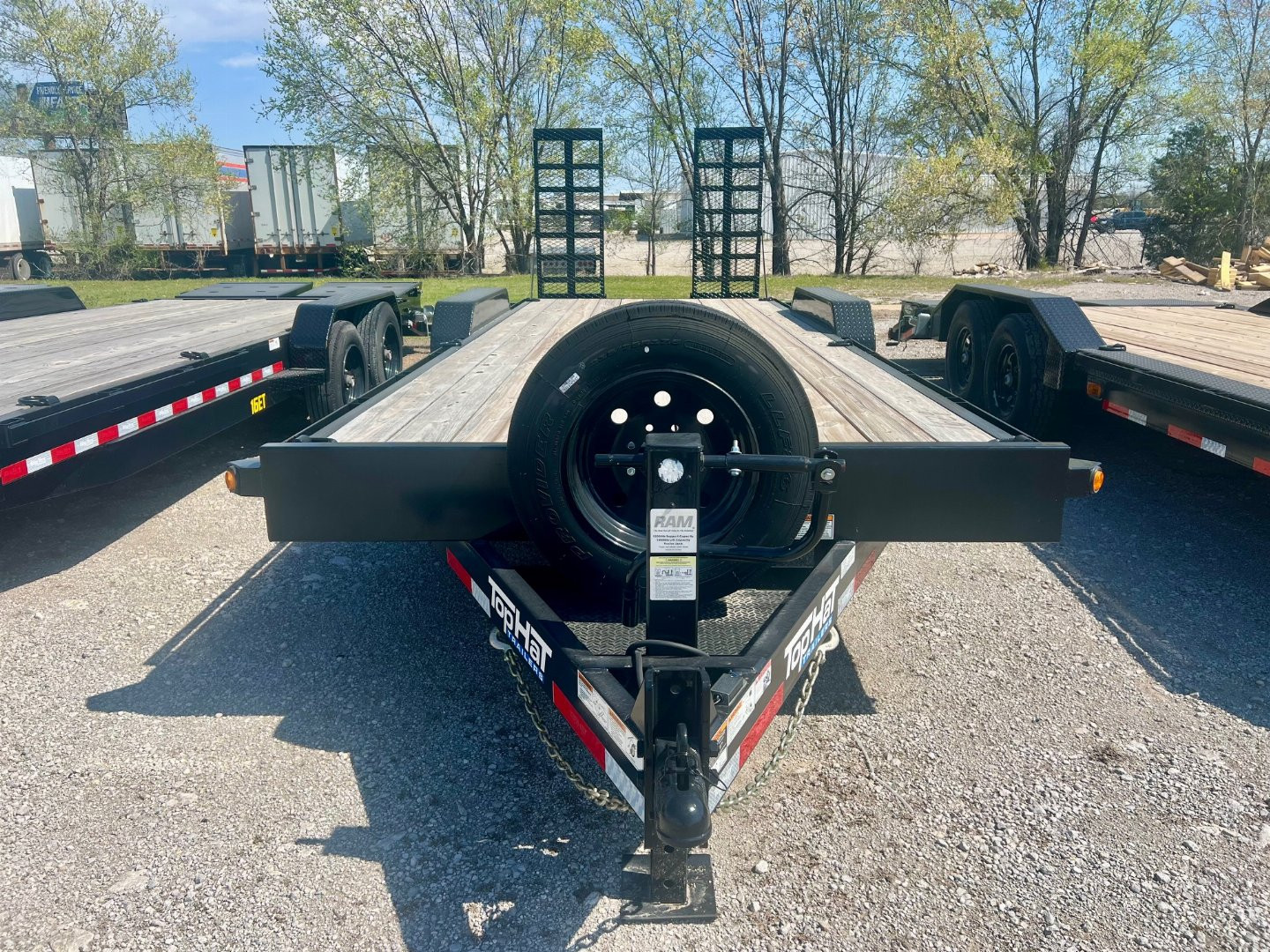 New 2024 TOP HAT TRAILERS EH22x83-17.5 Equipment Trailer