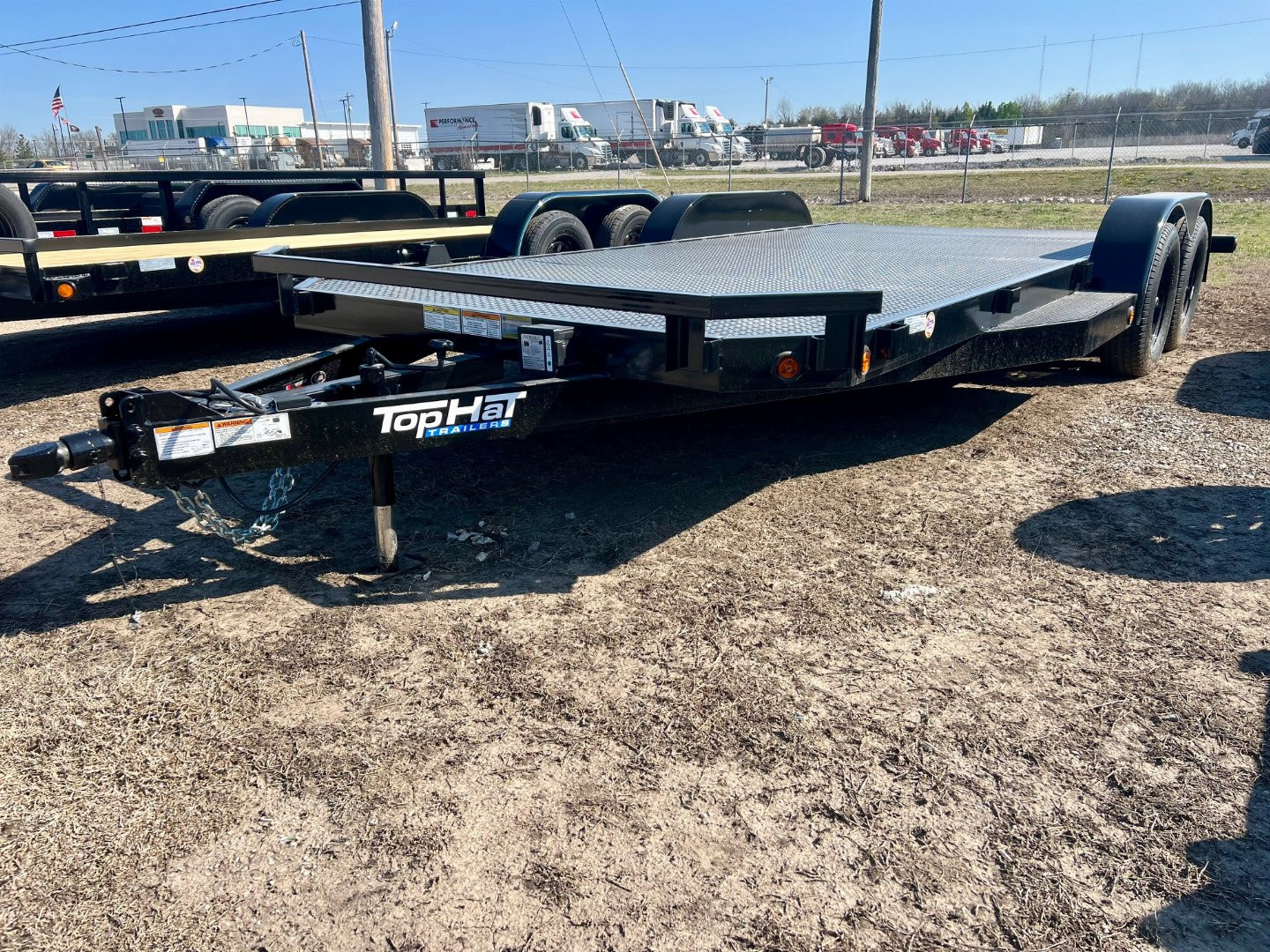 New 2026 Top Hat Trailers ASCH18x83 Steel Deck Car Hauler