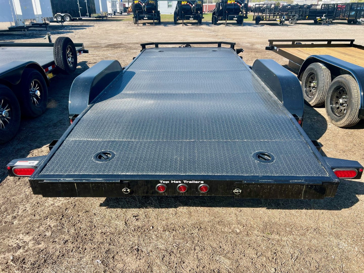 New 2026 Top Hat Trailers ASCH18x83 Steel Deck Car Hauler