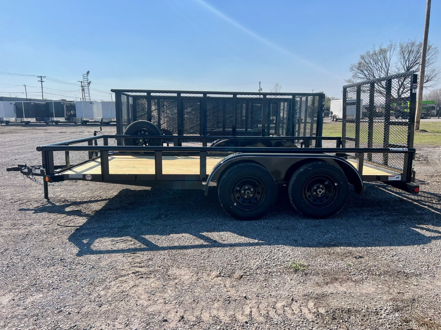 New 2025 Top Hat Trailers MP14x83 Tandem Axle Utility Trailer
