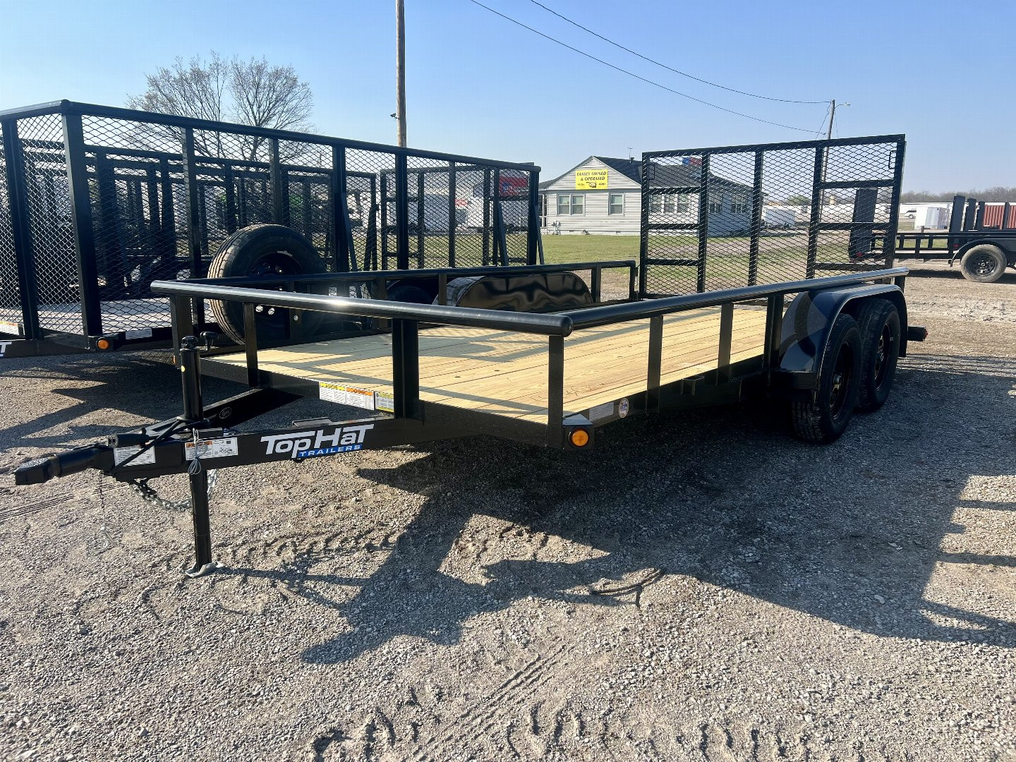 New 2025 Top Hat Trailers MP14x83 Tandem Axle Utility Trailer