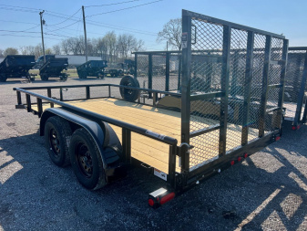 New 2025 Top Hat Trailers MP14x83 Tandem Axle Utility Trailer