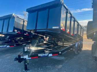 New 2024 Top Hat Trailers DPX140-16x83 Dump Trailer