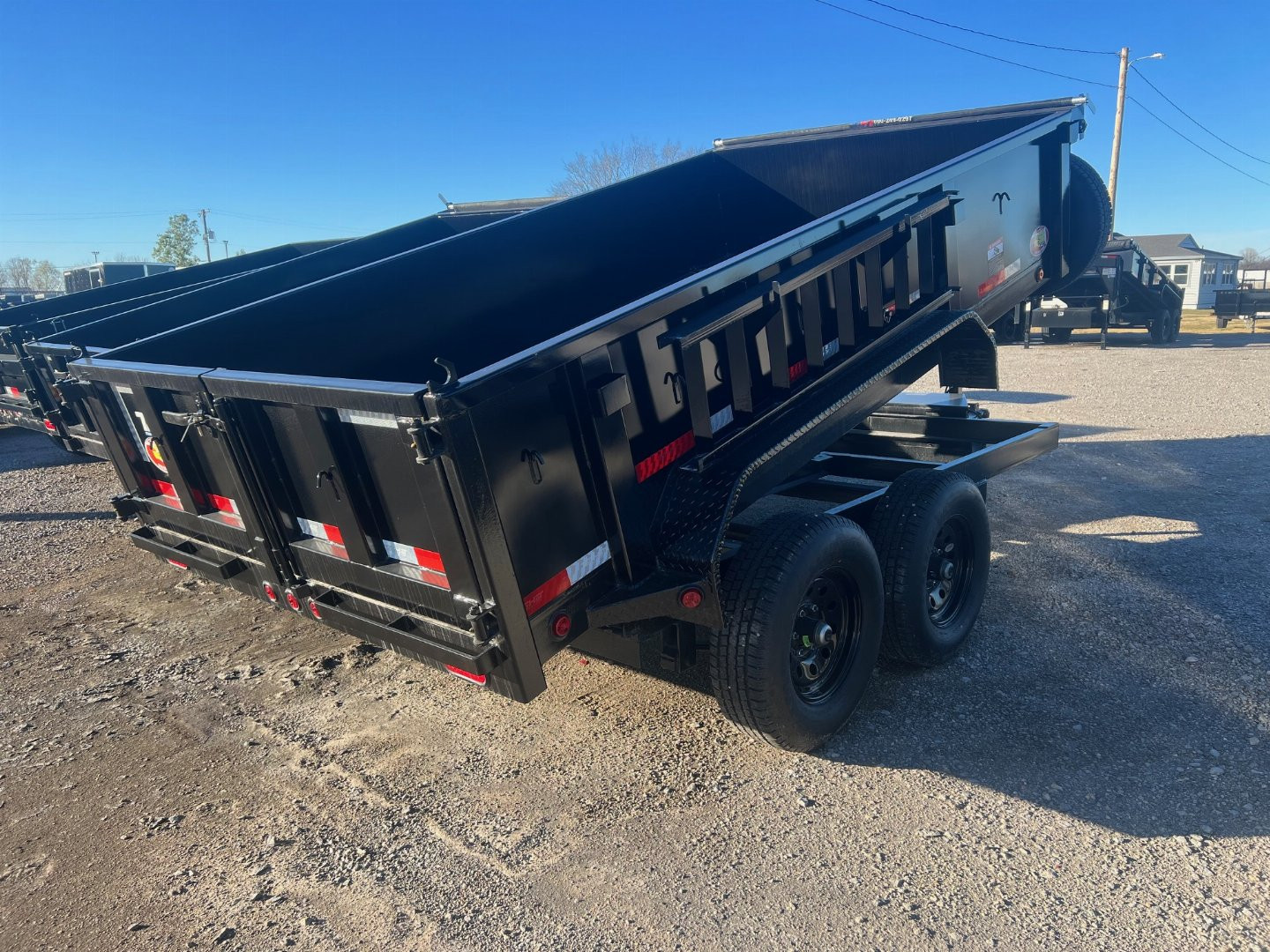 New 2025 TOP HAT TRAILERS DP100-77x12 Dump Trailer