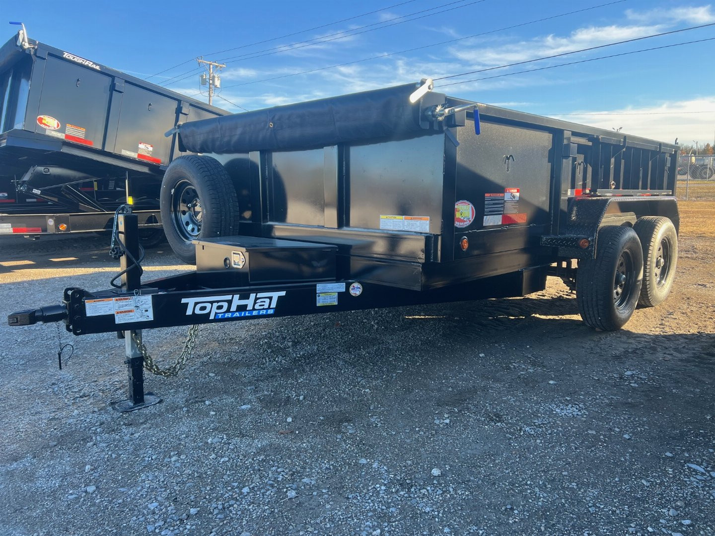 New 2025 TOP HAT TRAILERS DP100-77x12 Dump Trailer