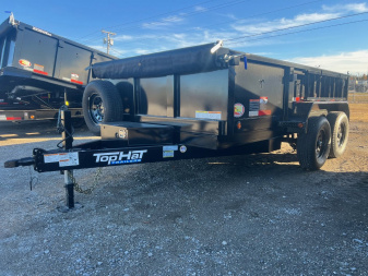 New 2025 TOP HAT TRAILERS DP100-77x12 Dump Trailer