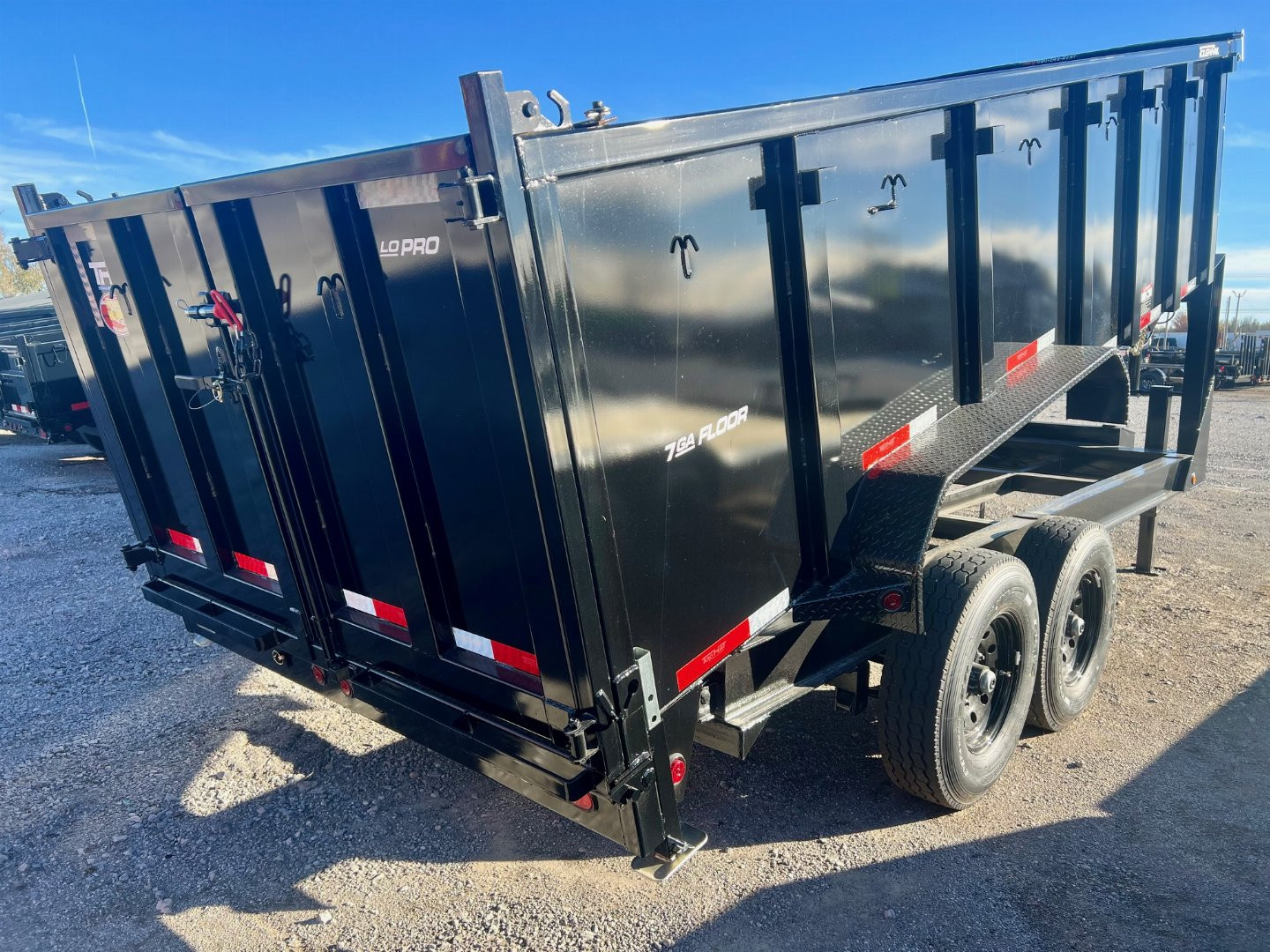 New 2024 TOP HAT TRAILERS GNDPX140-16x83 4' High Sided Dump Trailer