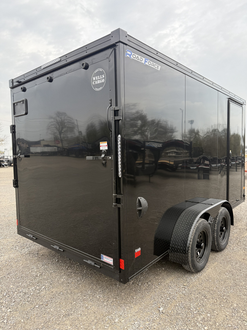New 2026 Wells Cargo RFV714T2 Blackout Cargo / Enclosed Trailer