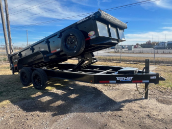 New 2024 TOP HAT TRAILERS 7x14 DPX 175 Dump Trailer