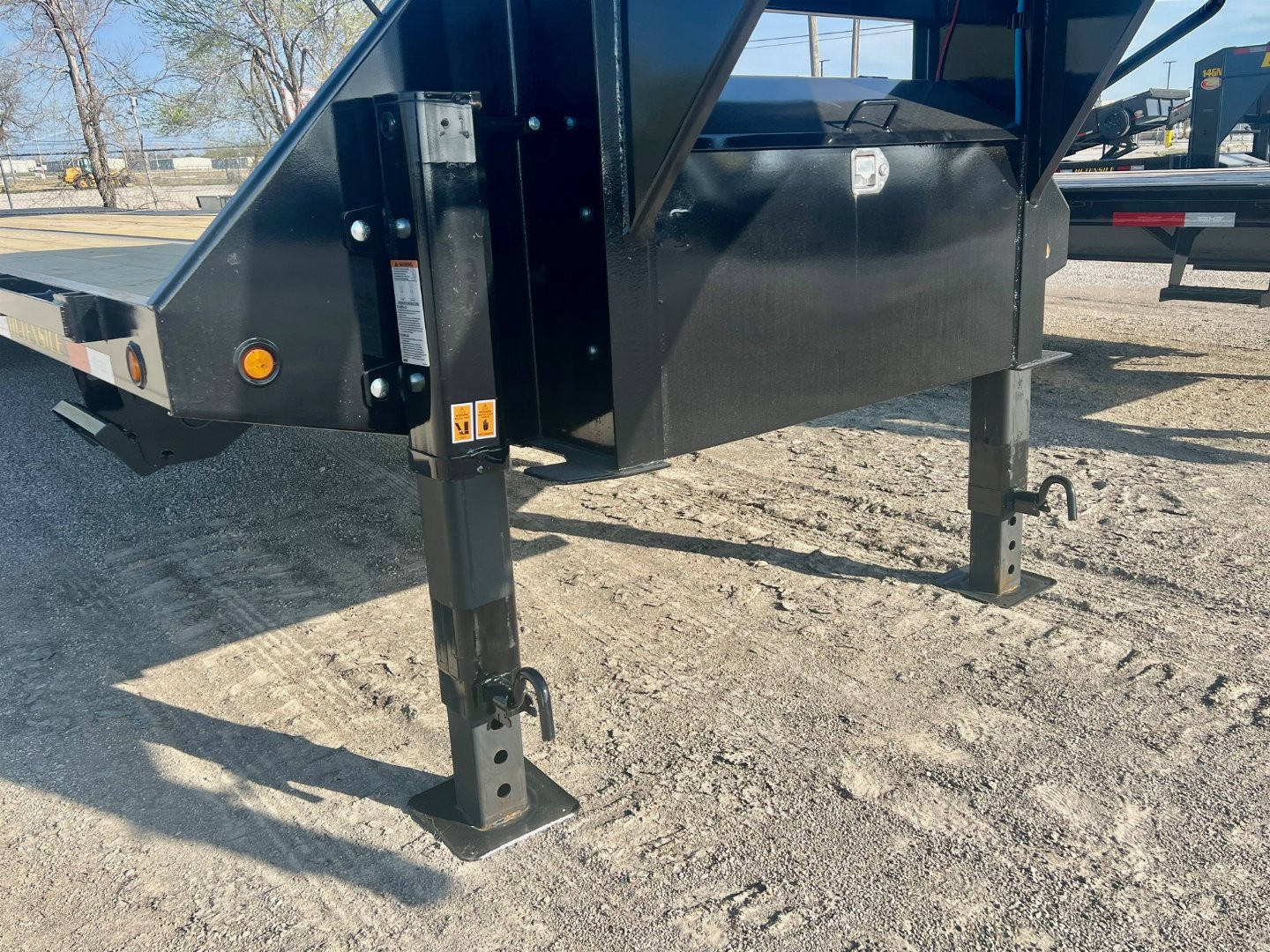 New 2026 Big Tex Trailers 22GN-33D5A-MRBK Flatbed Trailer w/ 16 Ply Tire Upg