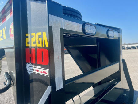 New 2026 Big Tex Trailers 22GN-33D5A-MRBK Flatbed Trailer w/ 16 Ply Tire Upg
