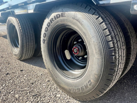 New 2026 Big Tex Trailers 22GN-33D5A-MRBK Flatbed Trailer w/ 16 Ply Tire Upg