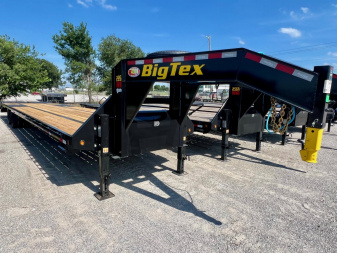 New 2025 BIG TEX TRAILERS 22GN-40D5A (35'+5') Flatbed Trailer w/ 14 Ply Upg.