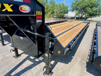 New 2025 BIG TEX TRAILERS 22GN-40D5A (35'+5') Flatbed Trailer w/ 14 Ply Upg.
